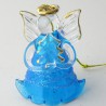 Glas Engel 4.5cm klar Farbig  zum hängen und stellen