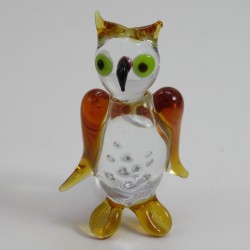 Glasvogel, Eule 55mm Glas gross zum Stellen