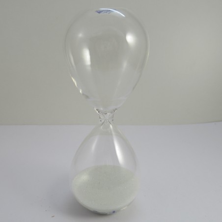 Glas Sanduhr 15 Min. 16 cm Glas