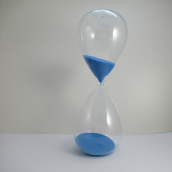 Glas Sanduhr 15 Min. 16 cm Glas