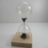 Glas Magnetische Sanduhr16cm  und immer wieder neu