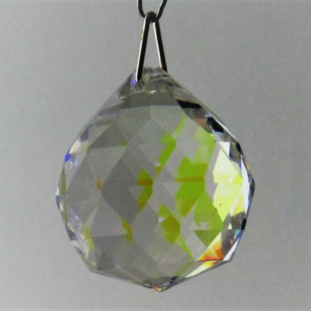 30mm Asfour Bleikristallglas  Kugel zum hängen