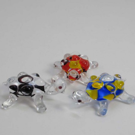 Glas Schildkröte 42mm klar-bunt