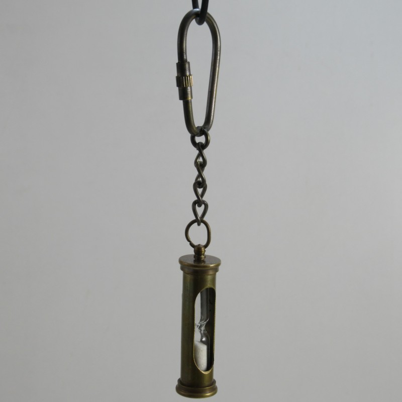 Schlüsselanhänger mit Sanduhr