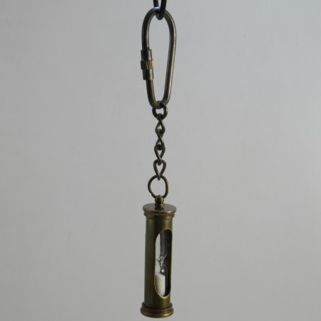 Schlüsselanhänger mit Sanduhr