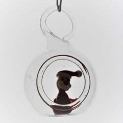 Glas Kugel 30mm klein 8 verschiedene Figuren