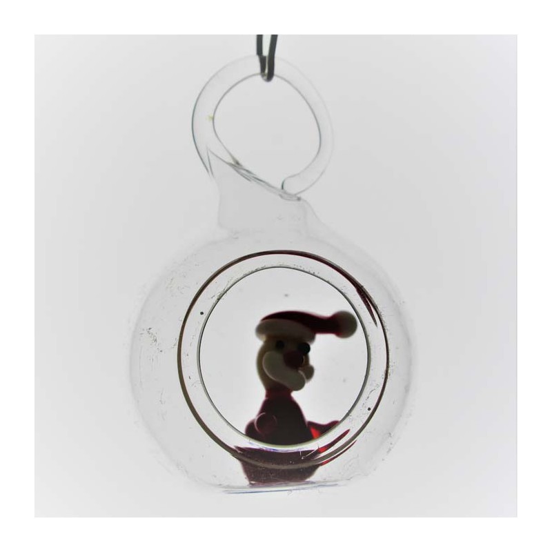 Glas Kugel 30mm klein 8 verschiedene Figuren Glas Kugel 30mm klein 8 verschiedene Figuren