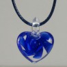 Muranoglas Herzblume 25 mm zum hängen