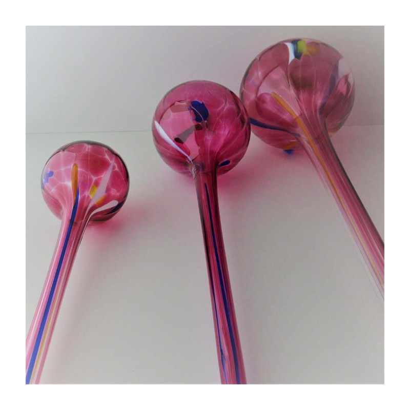 Glas-Bewässerungskugeln-Durstkugel Rosa Glas-Bewässerungskugeln-Durstkugel Rosa
