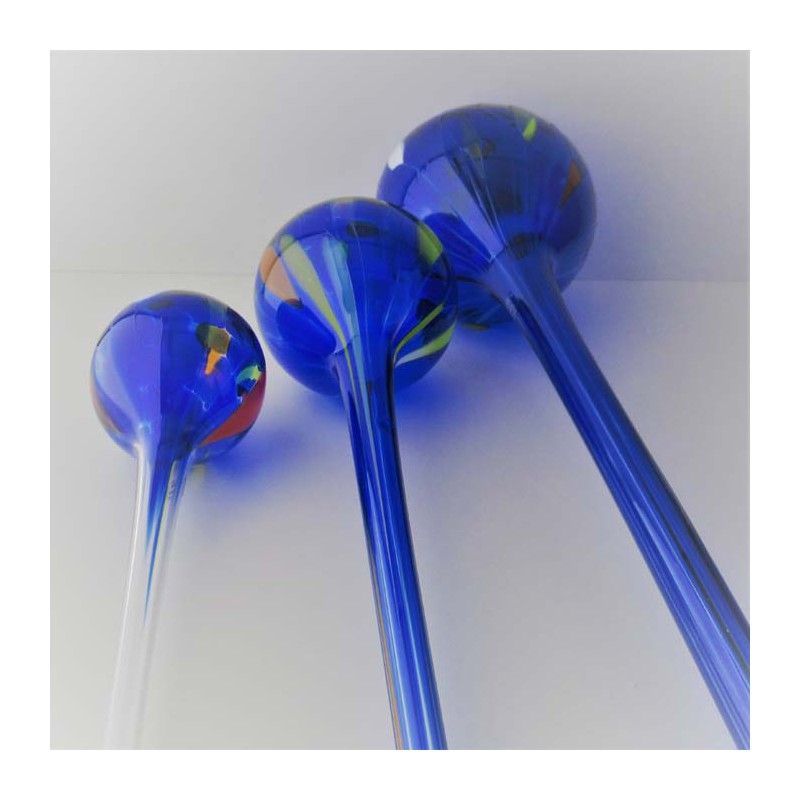 Glas--Durst-Bewässerungskugeln-Durstkugel BLAU Glas--Durst-Bewässerungskugeln-Durstkugel BLAU