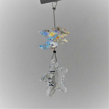 Kristallglas Fäden kurze 70mm  AB CC mit Swarovski Elements