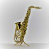 Saxophon mit Swarovski Elements vergoldet