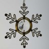 Schneestern zum hängen Swarovski Elements vergoldet
