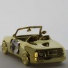 Sportauto mit Swarovski Elements vergoldet