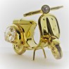 Vespa mit Swarovski Elements vergoldet