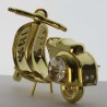 Vespa mit Swarovski Elements vergoldet