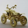 Quad mit Swarovski Elements vergoldet