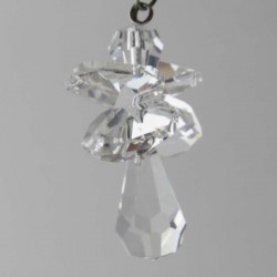 Glas Schutzengel 35mm Bleifrei-Kristallglas zum hängen