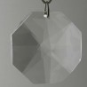 Glas Achteck 40mm Bleifrei-Kristallglas zum hängen