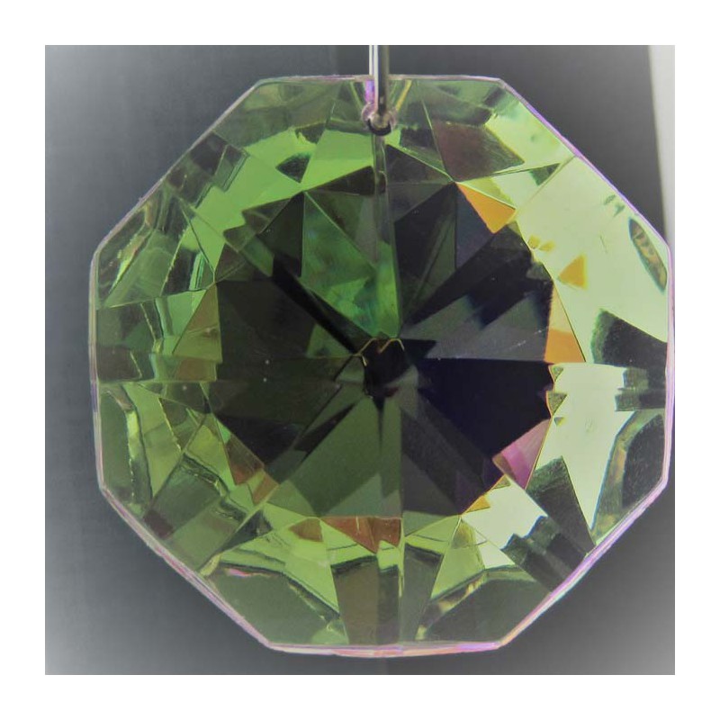 Glas Achteck 50mm Bleifrei Kristallglas zum hängen