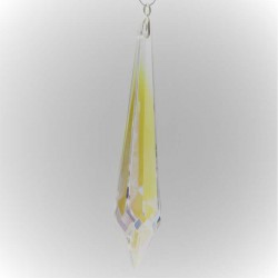 Glas Tropfen 100mm Bleifrei-Kristallglas Tropfen zum hängen