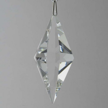 Glas Spitz-kegel 50-60-76 mm Bleifrei-Kristallglas zum hängen