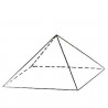 Glas Pyramide 50mm