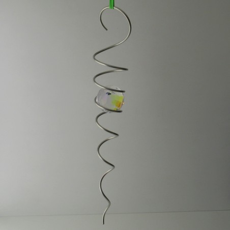 Edelstahl Spirale 42cm mit 50mm Kugel Asfour Kugel