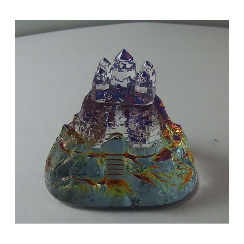 Glas Schloss 57mm auf Berg