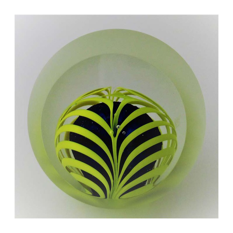 Glas Briefbeschwerer 80 mm Traumkugel