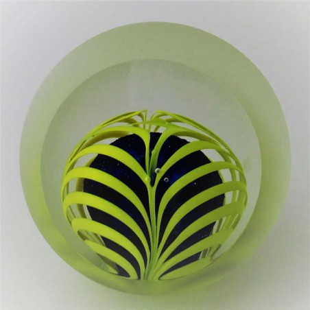 Glas Briefbeschwerer 80 mm Traumkugel