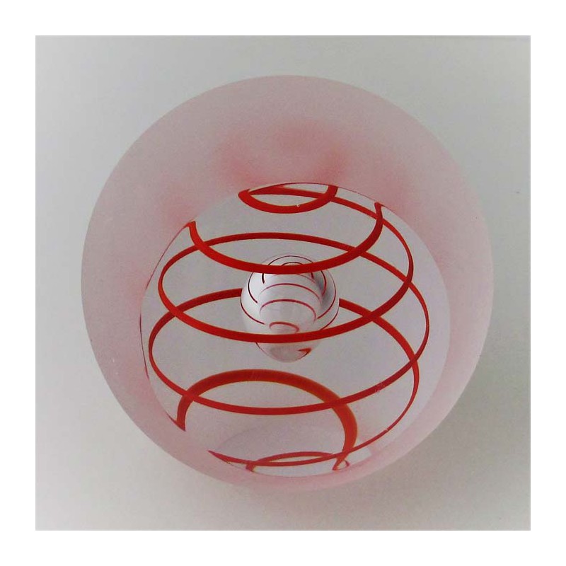 Glas Briefbeschwerer 80 mm Traumkugel