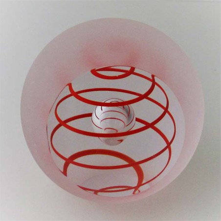 Glas Briefbeschwerer 80 mm Traumkugel