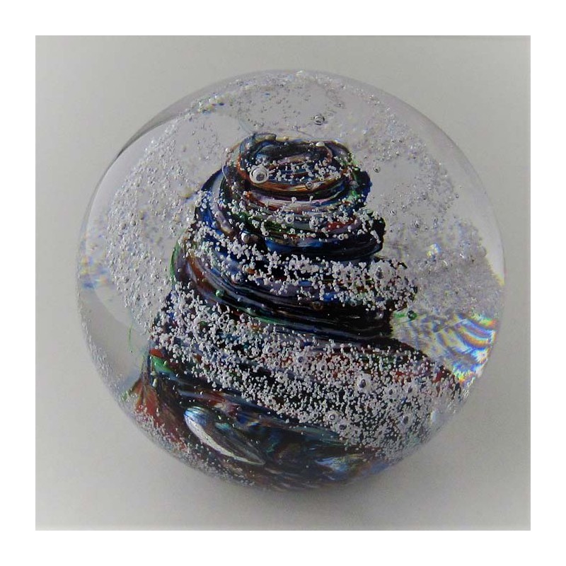 Glas Briefbeschwerer 80 mm Traumkugel