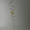Edelstahl Kugel 32cm Spirale 40mm mit Asfour Kugel