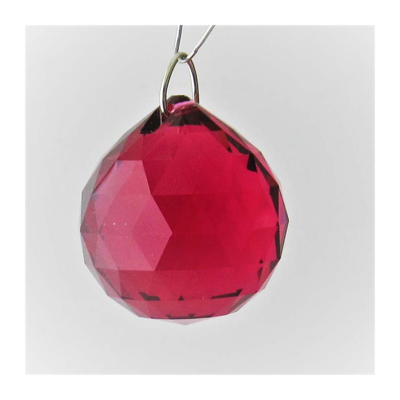 Swarovski 30 mm Kugel rot zum hängen
