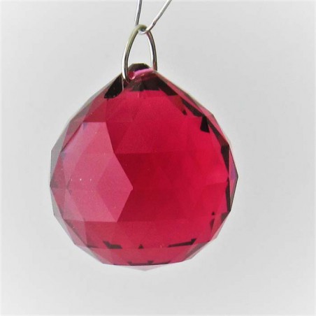 Swarovski 30 mm Kugel rot zum hängen