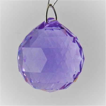 Swarovski 30 mm Kugel violett zum hängen