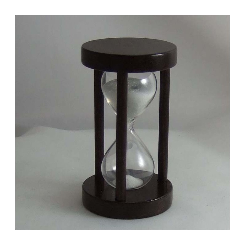 Sanduhr 3 - 4 Min. 8 cm Weiss, Teesanduhr