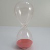 Glas-Sanduhr 3 Min. 13 cm Rosa,