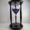 Sanduhr 60 Min. 32 cm Gross Hölzerne Sanduhr Mahagoniroten Farbe