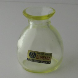 Glas Blumenvase 55mm Kleine  Tschechisch