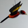 Glasvogel, Stieglitz 120mm Glas zum hängen