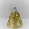 Glas Engel 80mm gold-klar betend, zum hängen und stellen