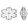 Swarovski 30 mm Schneeflocke zum hängen
