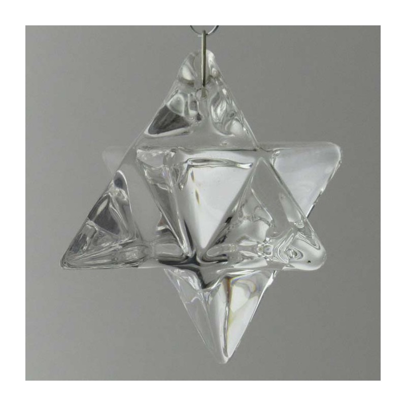 Glas Merkabah 60mm Bleifrei-Kristallglas zum hängen