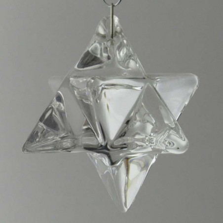 Glas Merkabah 60mm Bleifrei-Kristallglas zum hängen