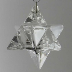 Glas Merkabah 60mm Bleifrei-Kristallglas zum hängen