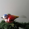 Glasvogel dicker Vogel, matt  mit Glasfaser Schwanz