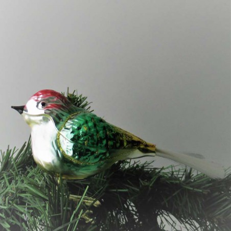 Glasvogel dicker Vogel,  mit Glasfaser Schwanz